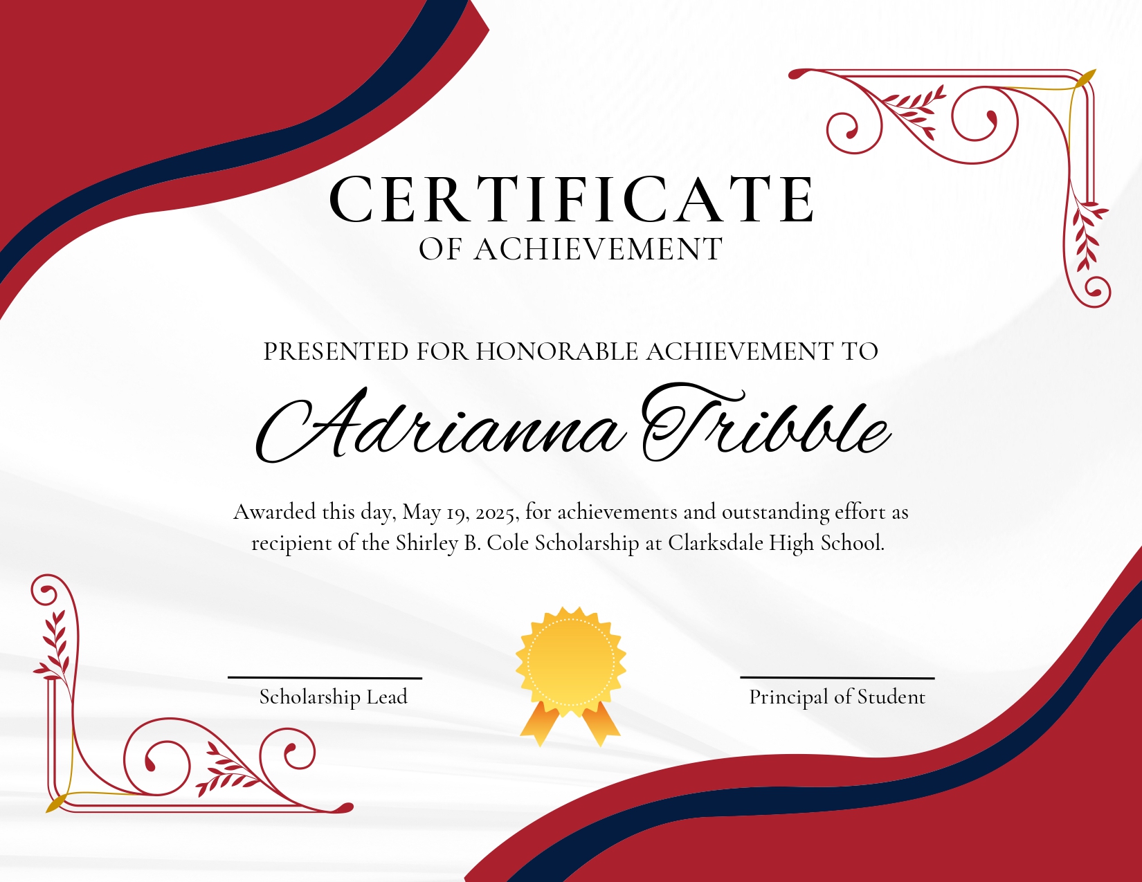 Certificate image 1